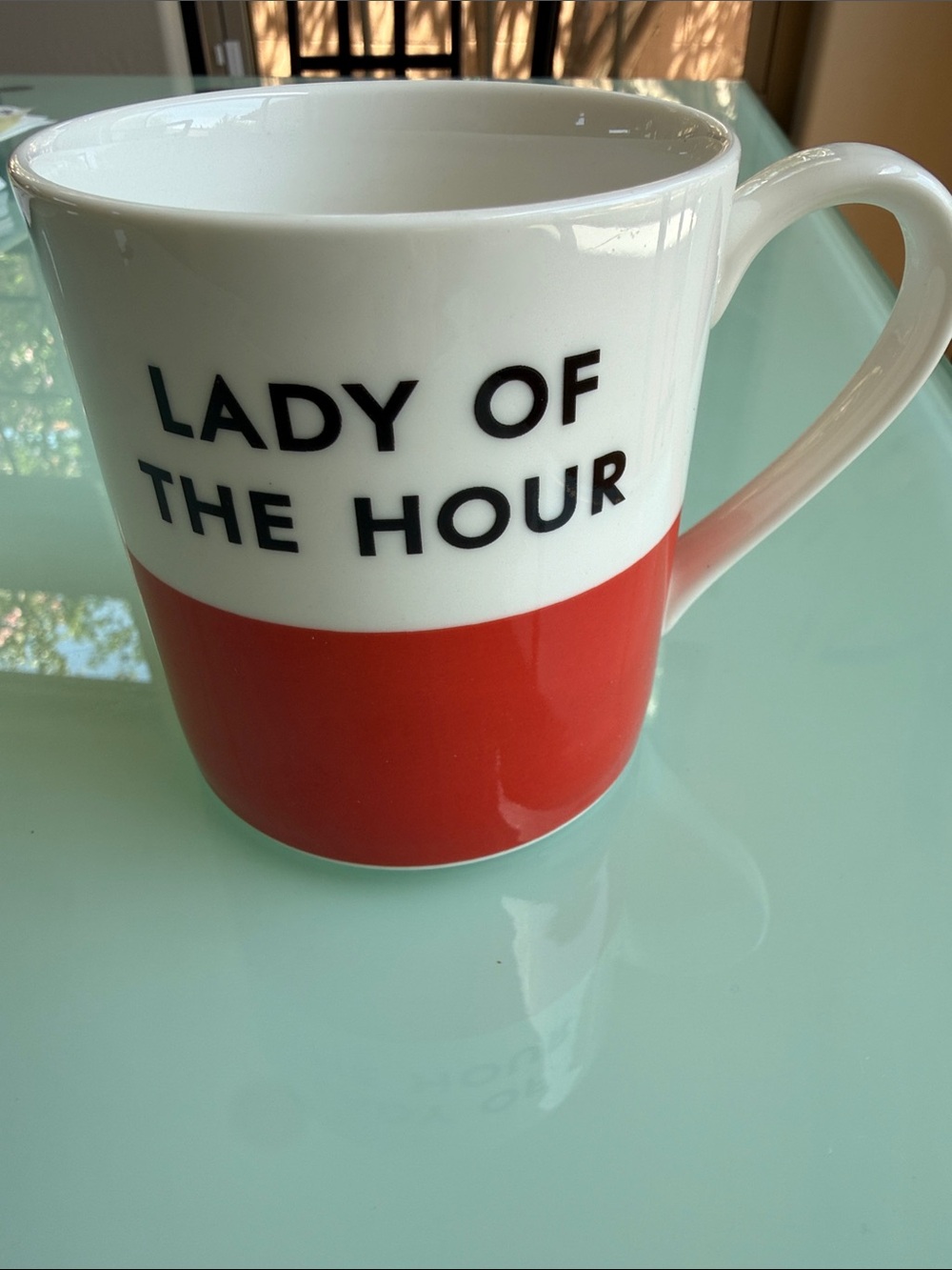 NWOT Kate Spade White Ceramic Lenox Chic Speak Mug